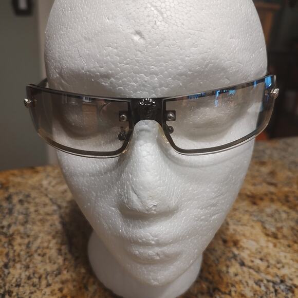Rare Versace MOD 2300 Sunglasses Made in Italy with Medusa Logo Wrap Around - Picture 1 of 8